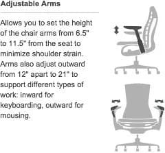 Herman Miller Embody Ergonomic Office Chair | Fully Adjustable Arms and