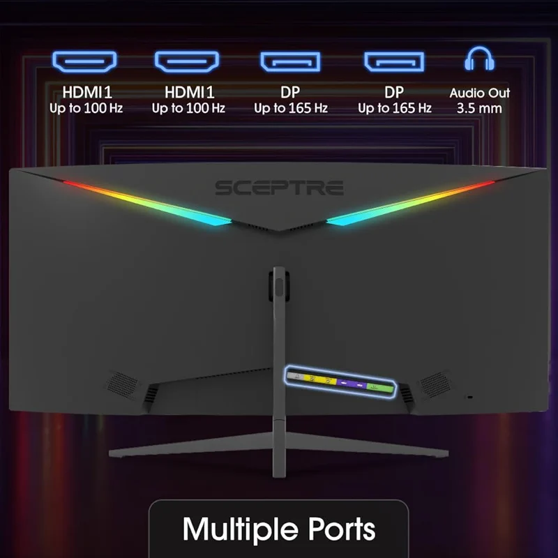 Sceptre 34-Inch Curved Ultrawide WQHD Monitor (3440 × 1440) — image 7
