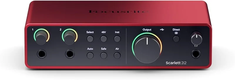 Focusrite Scarlett 2i2 4th Gen USB Audio Interface for Recording — image 7