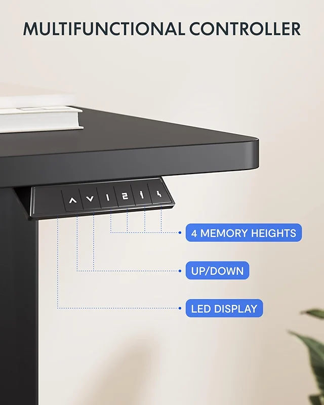 FLEXISPOT 71x32 Inch Electric Large Standing Desk for Home & Office