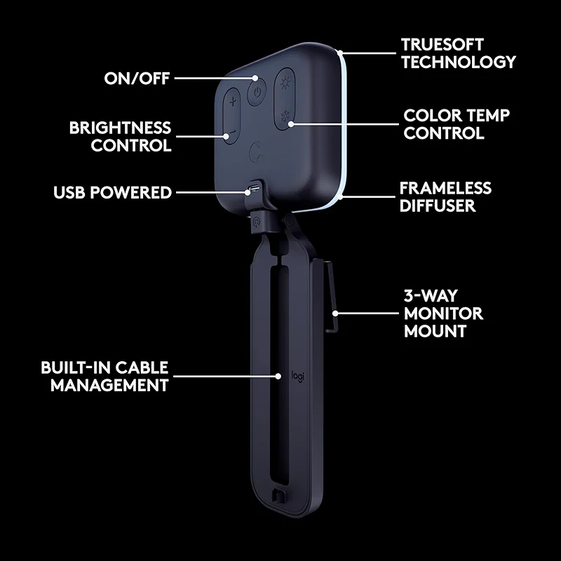 Logitech for Creators Litra Glow Premium LED Streaming Light with — image 8