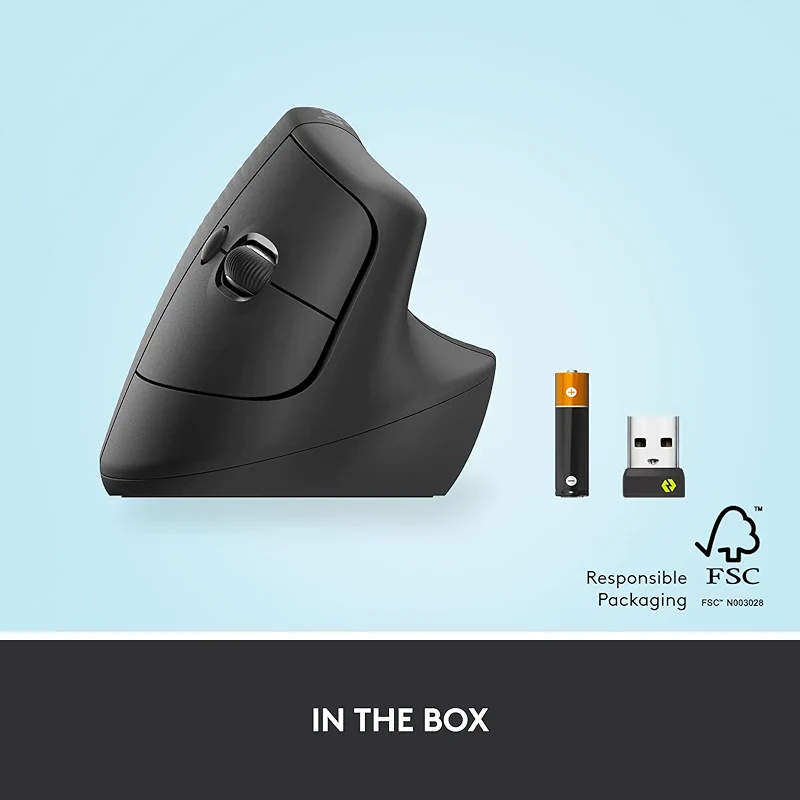 Logitech Lift Vertical Ergonomic Mouse — image 3