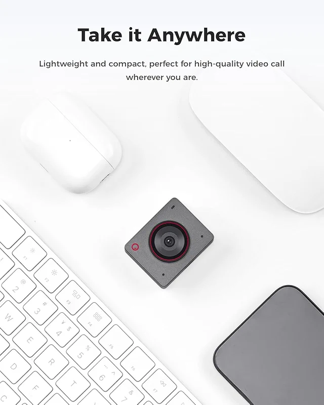 OBSBOT Meet 2-4K Webcam for PC with 1/2" Sensor