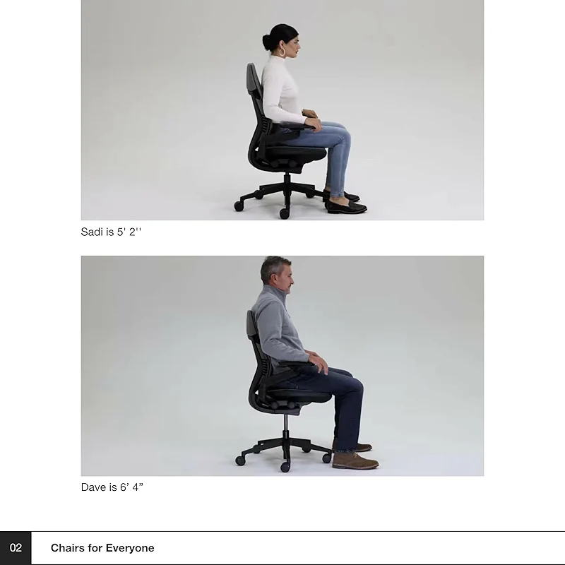 Steelcase Gesture Office Chair with Head Rest - Ergonomic Work Chair with