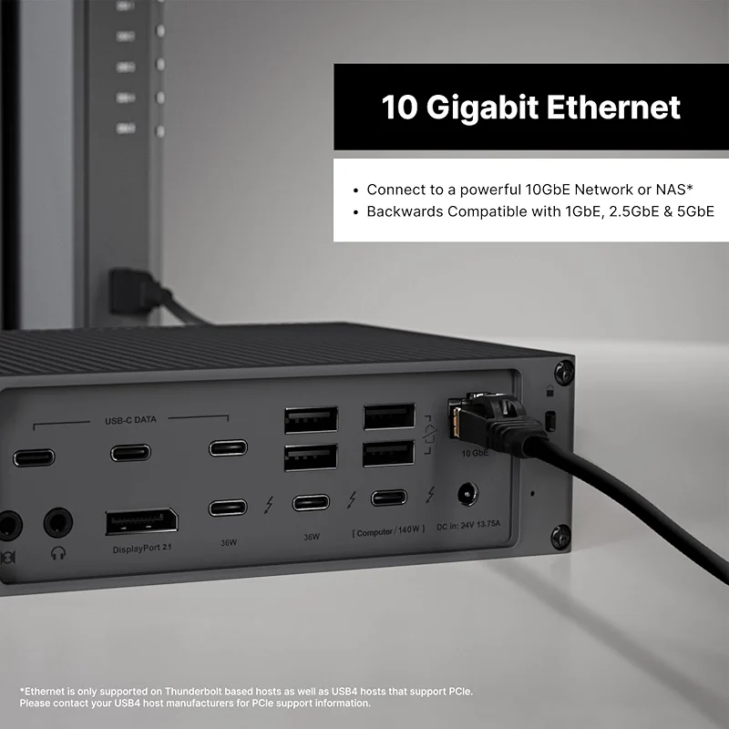 CalDigit TS5 PLUS - Thunderbolt 5 Dock - 20 Port — image 4