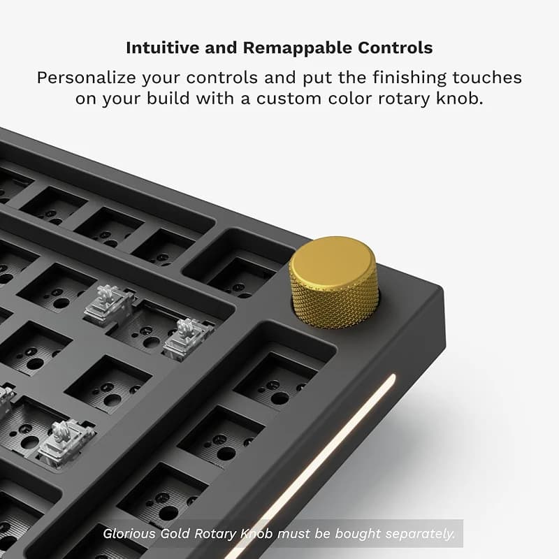 GLORIOUS Gaming GMMK PRO 75% Barebones Black (Frame Only) - Modular — image 4
