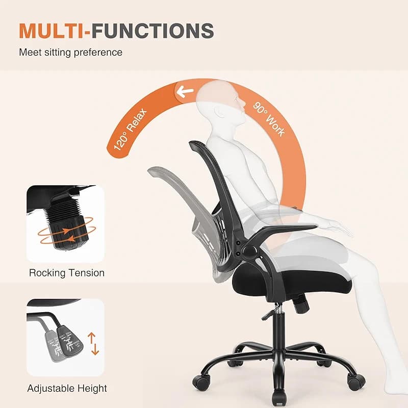 Sweetcrispy Office Computer Desk Chair