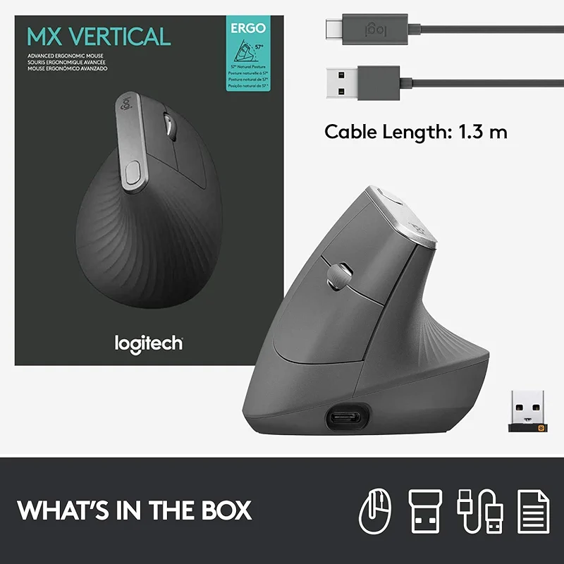 logitech MX Vertical Advanced Ergonomic Mouse — image 7