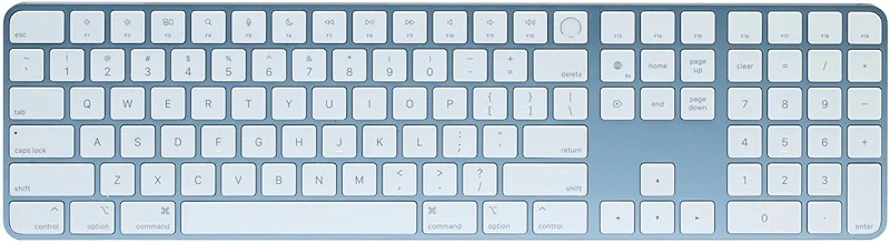 Apple Magic Keyboard with Touch ID and Numeric Keypad Silicon - Blue
