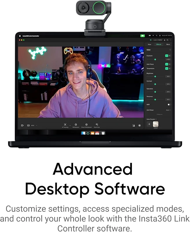Insta360 Link 2 - PTZ 4K Webcam for PC/Mac — image 5