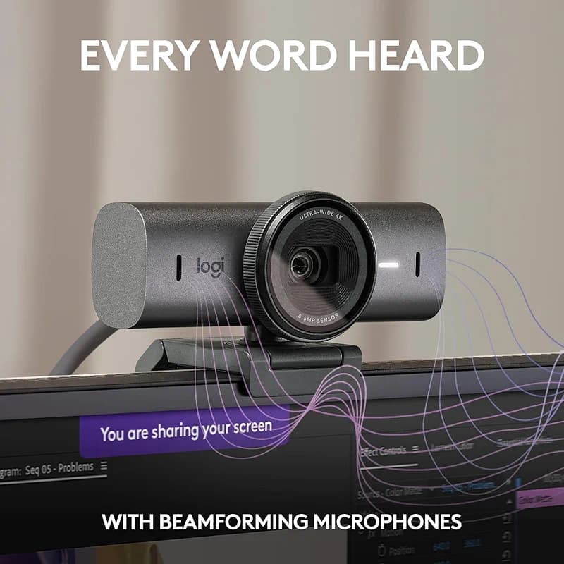 Logitech MX Brio Ultra HD 4K Webcam for Collaboration and Streaming — image 4
