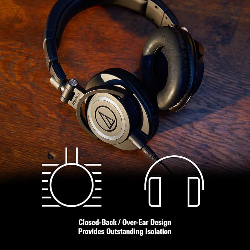 Audio-Technica ATH-M50X Professional Studio Monitor Headphones — image 6