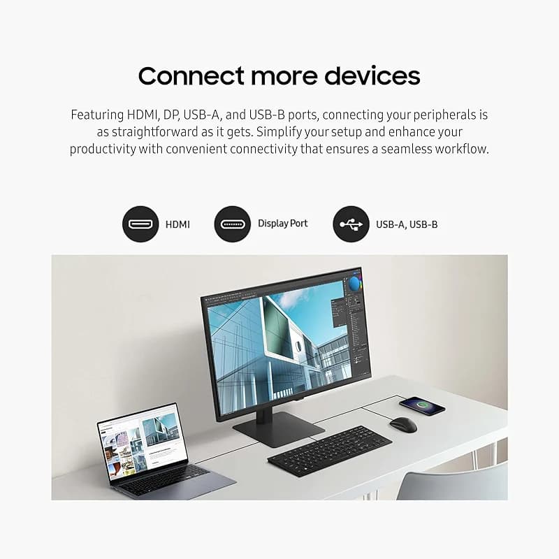 Samsung 32" ViewFinity S8 (S80D) Series 4K UHD High Resolution Computer — image 2