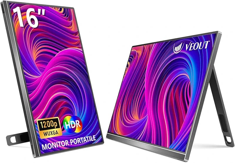 Veout 16" 1920×1200P IPS Portable Monitor for Laptop — image 7