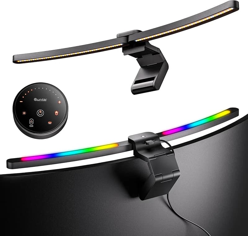 Quntis Curved Monitor Light Bar 15 RGB Backlight for 34"+ Screens — image 2