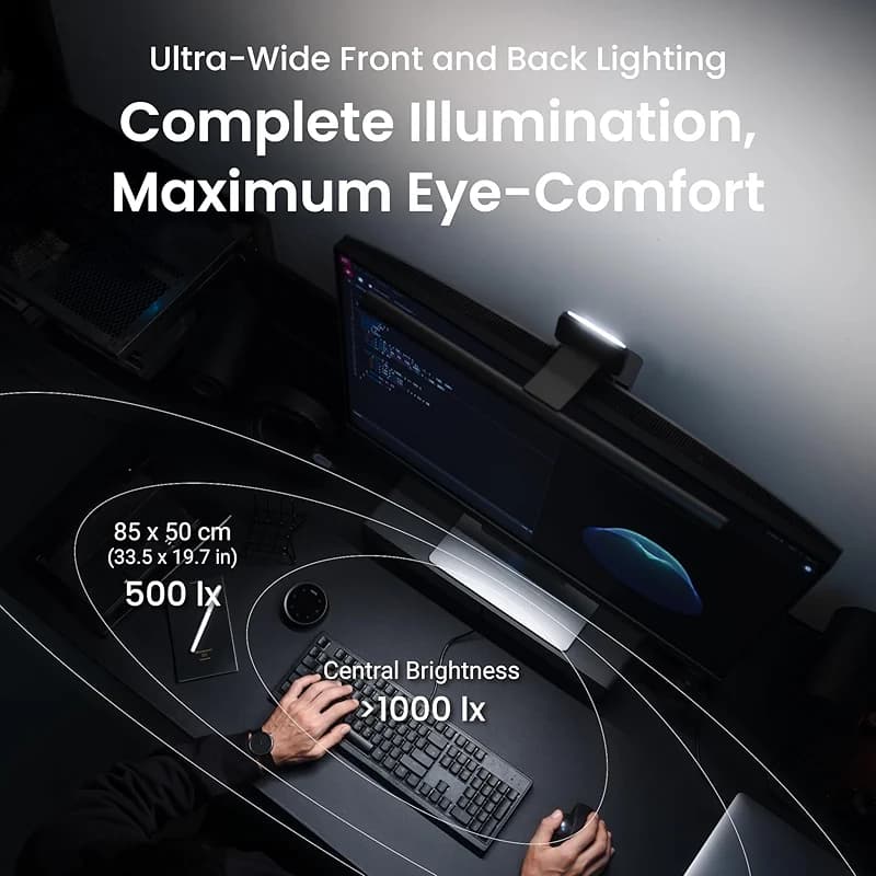 BenQ ScreenBar Halo 2 LED Monitor Light Bar - Wireless Controller — image 6