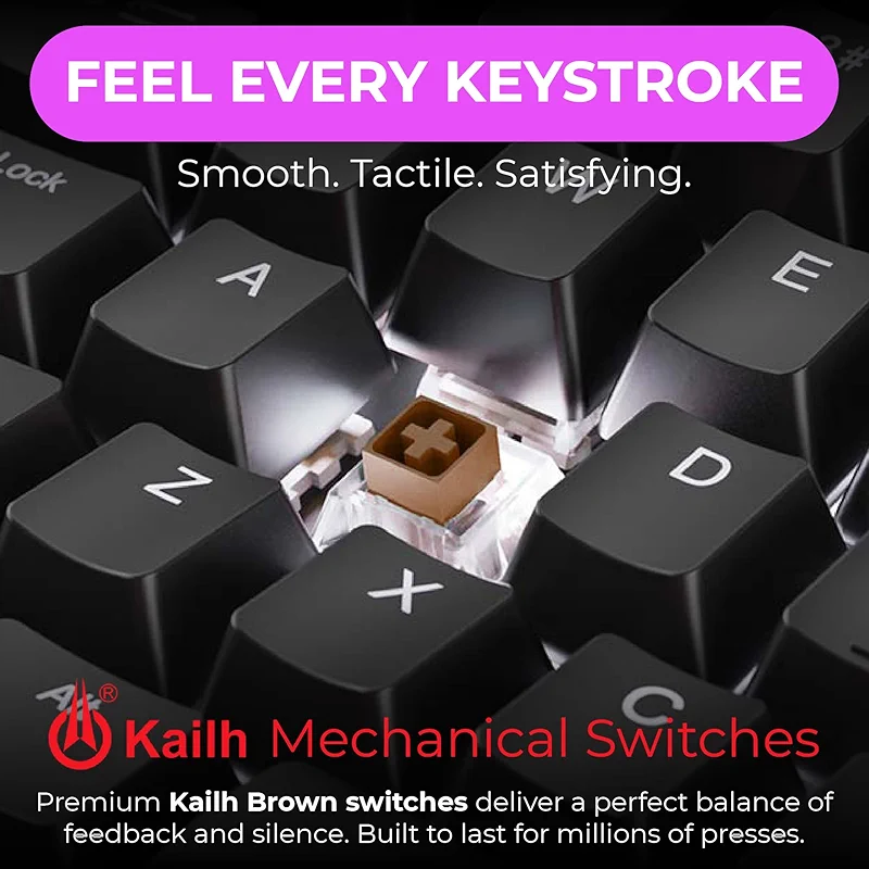 Cloud Nine ErgoTKL Ergonomic Tenkeyless Mechanical Keyboard for PC – Kailh — image 3