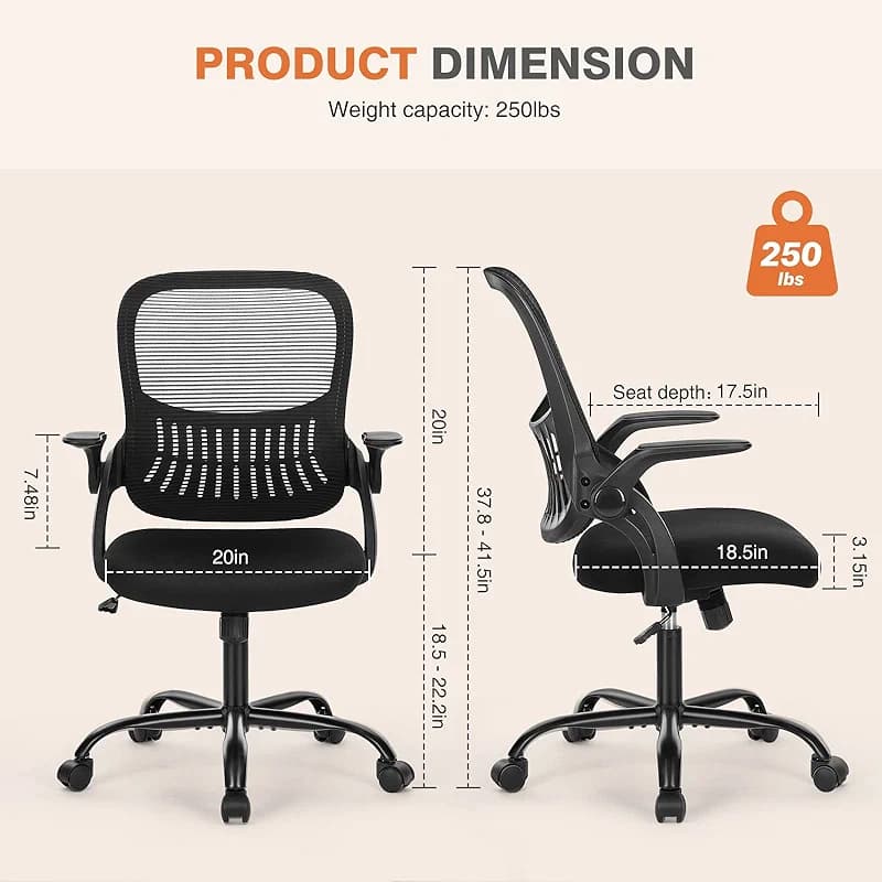 Sweetcrispy Office Computer Desk Chair — image 2