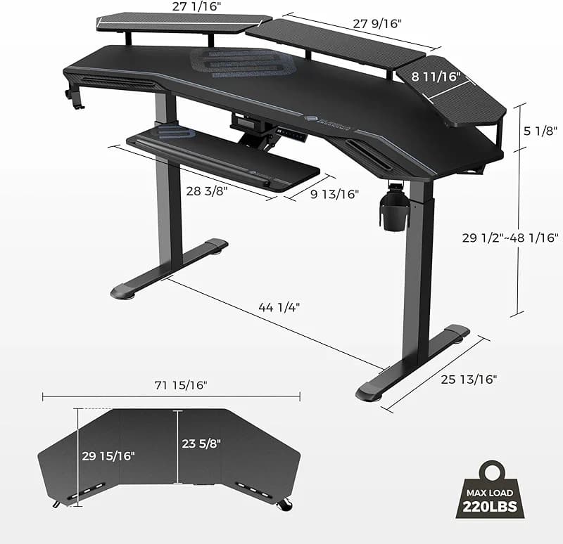 EUREKA ERGONOMIC Gaming Desk — image 1