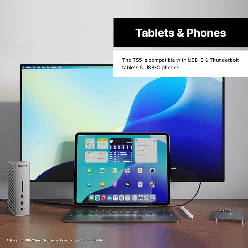 CalDigit TS5 Thunderbolt 5 Dock - 15 Port — image 3