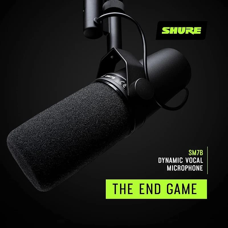 Shure SM7B Dynamic Studio Microphone - XLR Mic for Podcasting — image 7