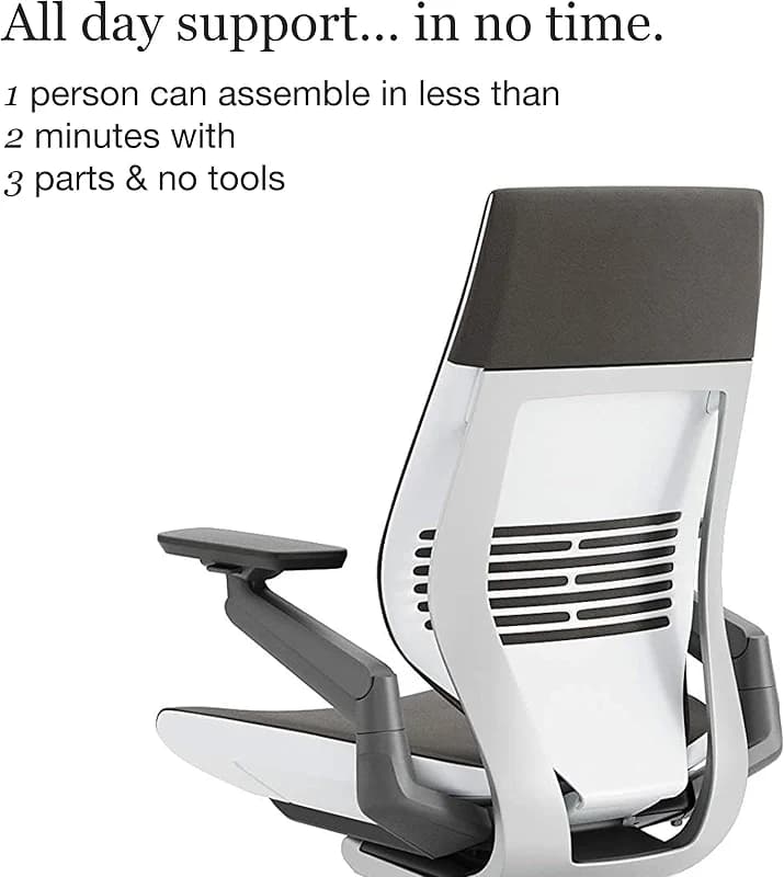 Steelcase Gesture Office Chair - Ergonomic Work Chair with Wheels for