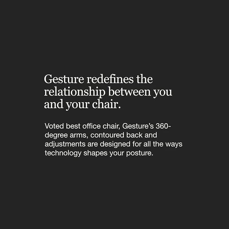 Steelcase Gesture Office Chair with Head Rest - Ergonomic Work Chair with — image 4