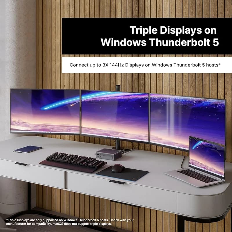 CalDigit TS5 PLUS - Thunderbolt 5 Dock - 20 Port — image 5