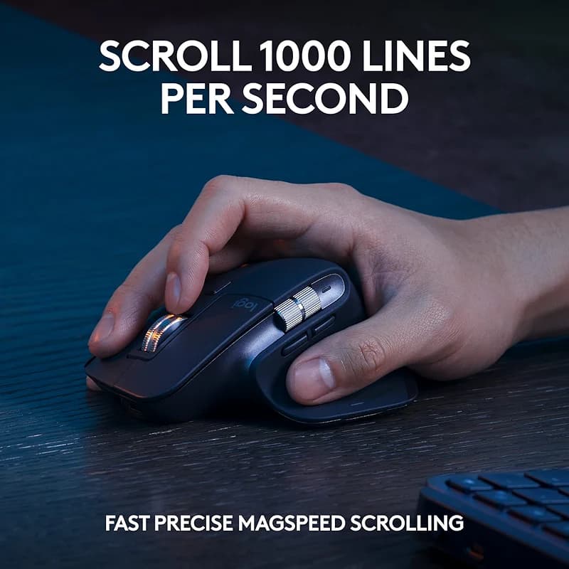 Logitech MX Keys S Combo - Performance Wireless Keyboard and Mouse with — image 4