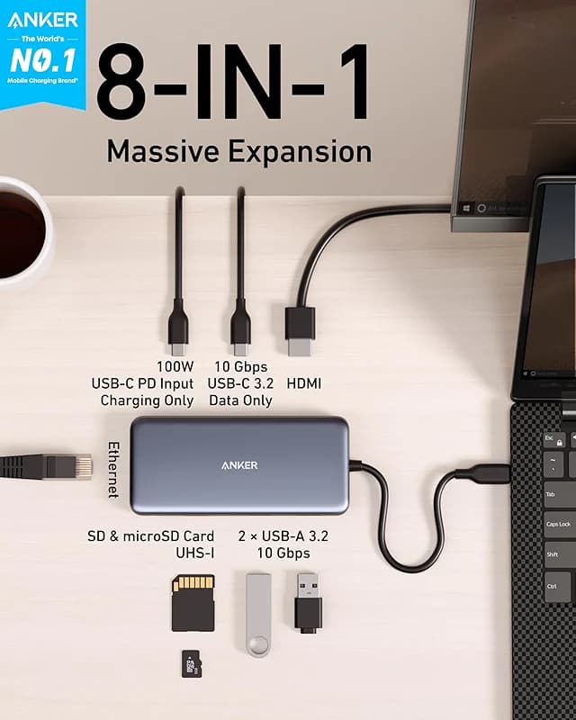 Anker USB C Hub with Ethernet — image 7