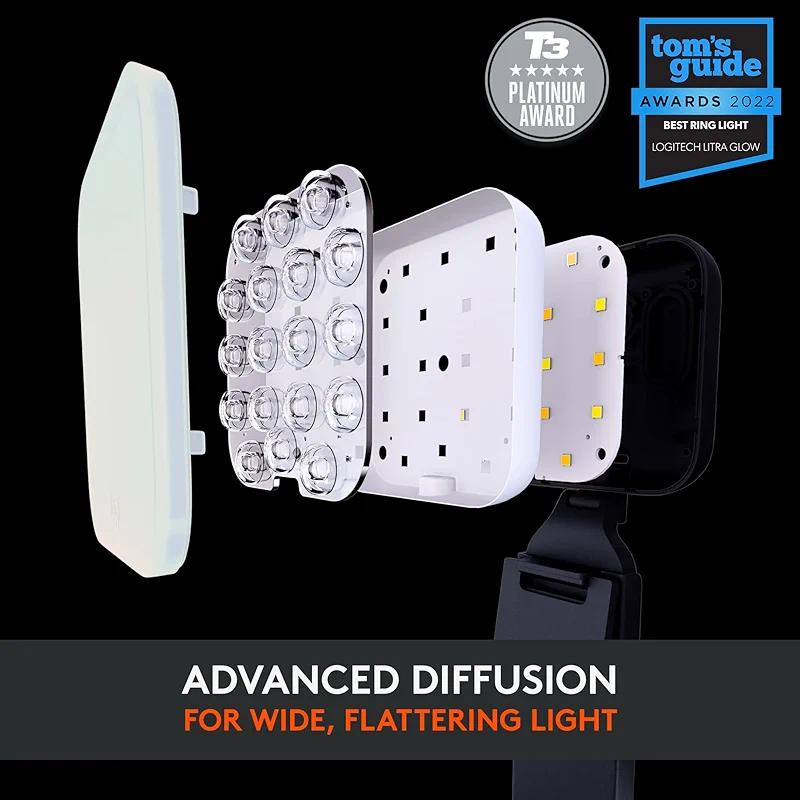 Logitech for Creators Litra Glow Premium LED Streaming Light with — image 4