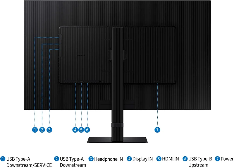 Samsung 32" ViewFinity S8 (S80D) Series 4K UHD High Resolution Computer — image 7