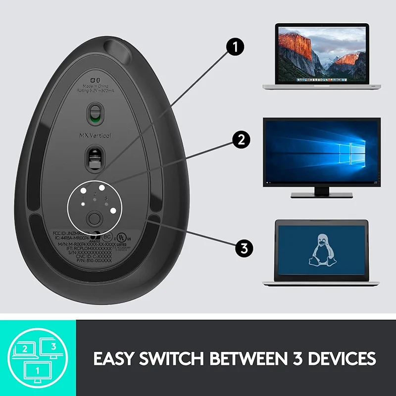 logitech MX Vertical Advanced Ergonomic Mouse — image 6