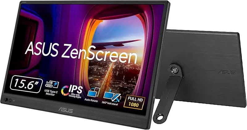 ASUS ZenScreen 16” Portable USB Monitor (MB169CK) - Full HD — image 8