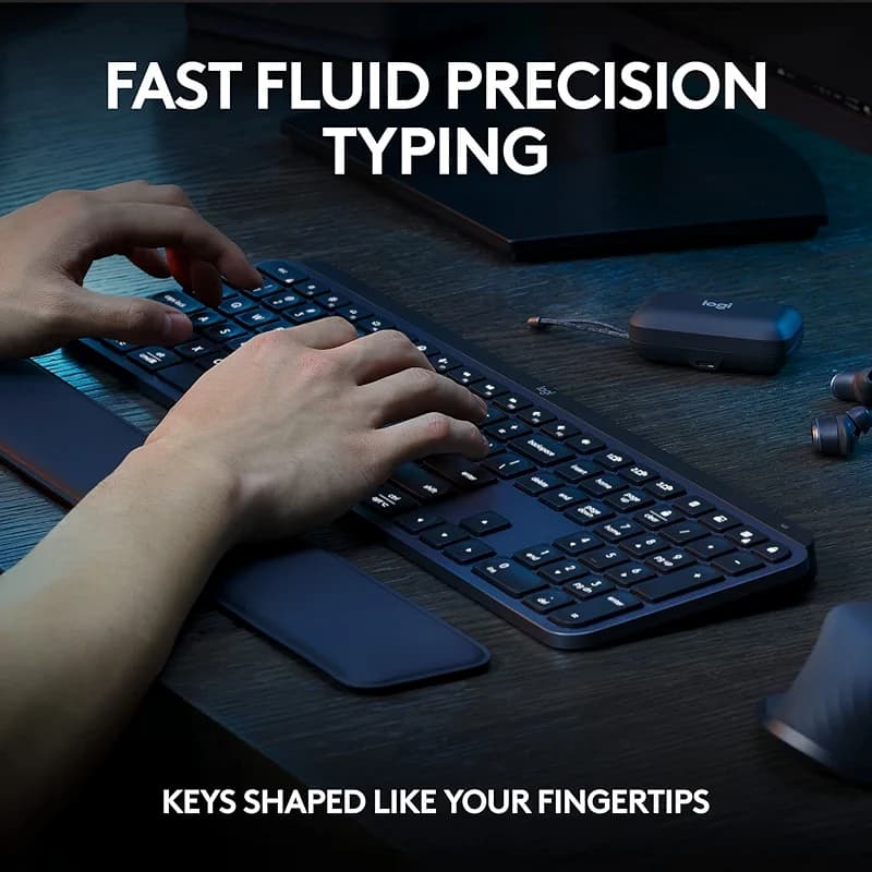 Logitech MX Keys S Combo - Performance Wireless Keyboard and Mouse with — image 7