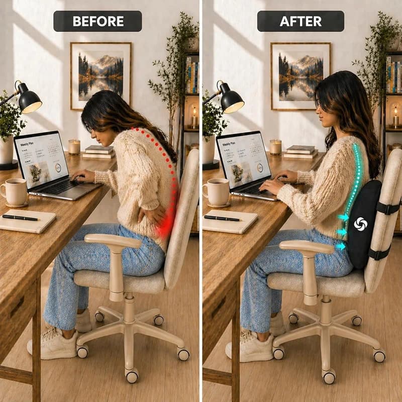 Samsonite Lumbar Support Pillow for Office Chair — image 1