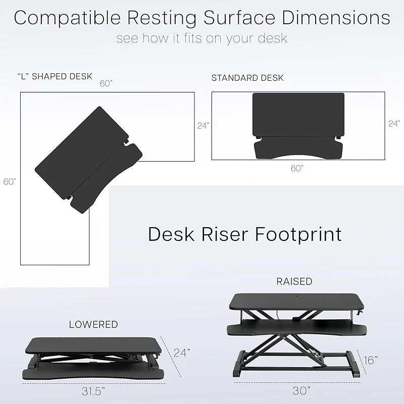 VIVO 32 inch Desk Converter — image 2