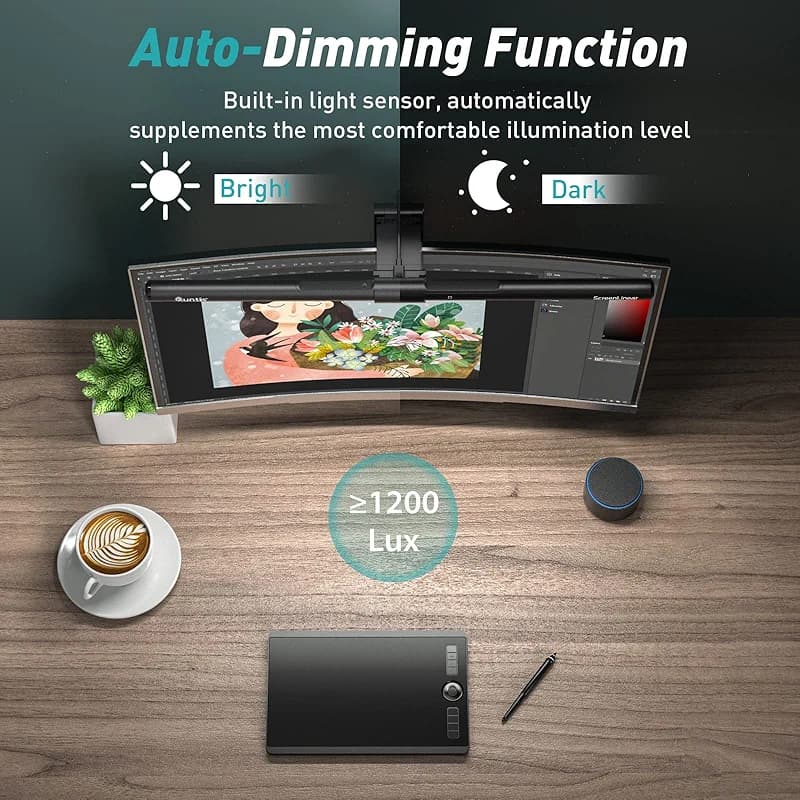 Quntis Monitor Light Bar PRO+ with Remote Control — image 5