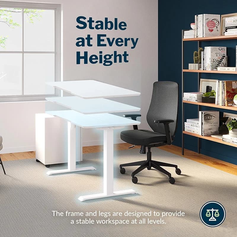 Essential Electric Standing Desk for Home Office – 48x24 Sit-Stand VariDesk — image 8