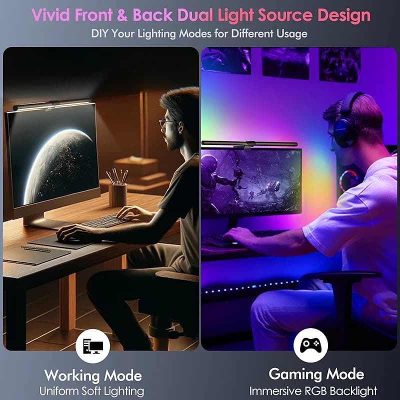 Quntis RGB Pro+ Monitor Light Bar with Remote — image 8