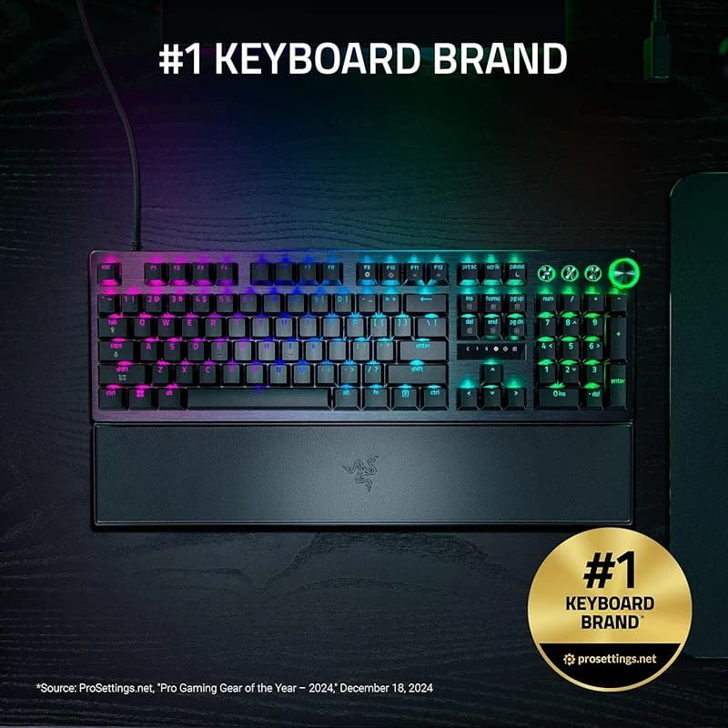 Razer Huntsman V3 Pro 8KHz Esports Gaming Keyboard: Analog Optical