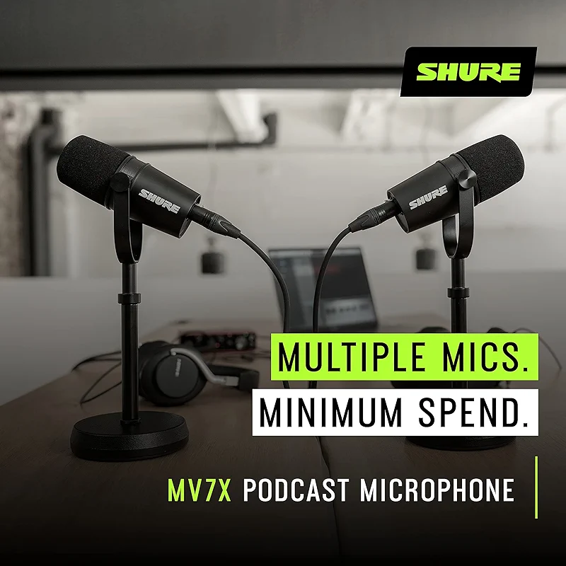 Shure MV7X XLR Dynamic Microphone – Voice-Isolating Cardioid Mic for — image 6
