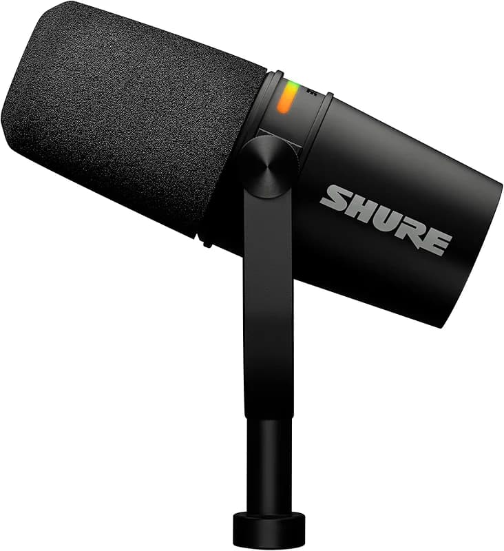 Shure MV7+ Dynamic Microphone – USB-C & XLR Podcast Mic for Streaming