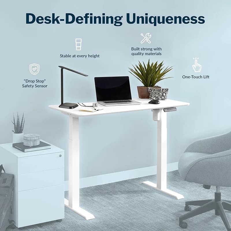 Essential Electric Standing Desk for Home Office – 48x24 Sit-Stand VariDesk — image 6