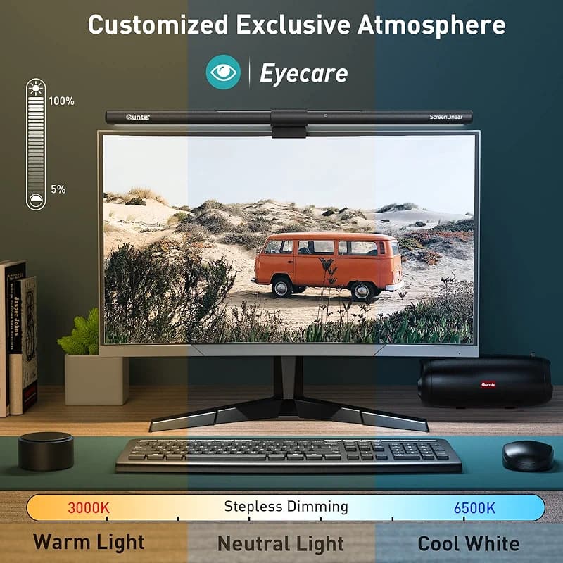 Quntis Monitor Light Bar PRO+ with Remote Control — image 4