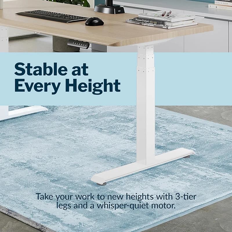 ComfortEdge 72x30 Inch Electric Standing Desk – Height Adjustable Large — image 4
