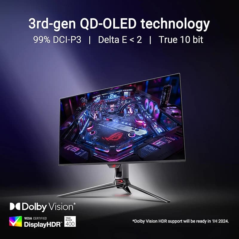 ASUS ROG Swift 32” 4K OLED Gaming Monitor (PG32UCDM) - UHD (3840 x 2160) — image 5