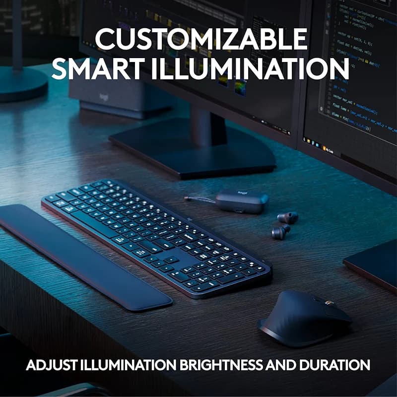 Logitech MX Keys S Combo - Performance Wireless Keyboard and Mouse with — image 6
