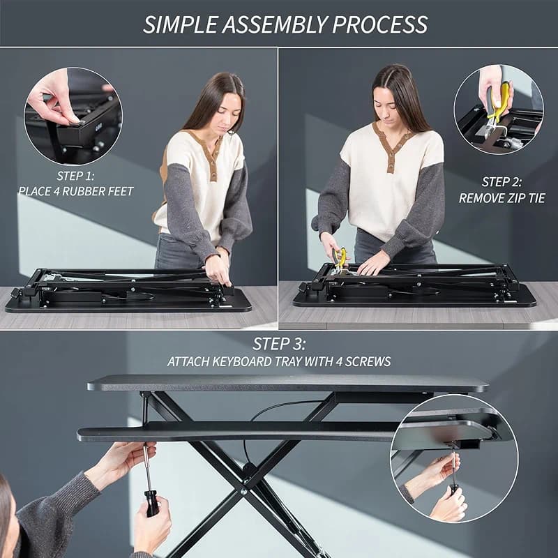 VIVO 32 inch Desk Converter — image 7