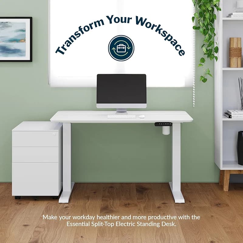 Essential Electric Standing Desk for Home Office – 48x24 Sit-Stand VariDesk — image 7
